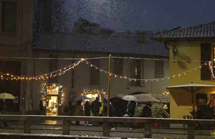 Arriva la prima neve a Milano 12
