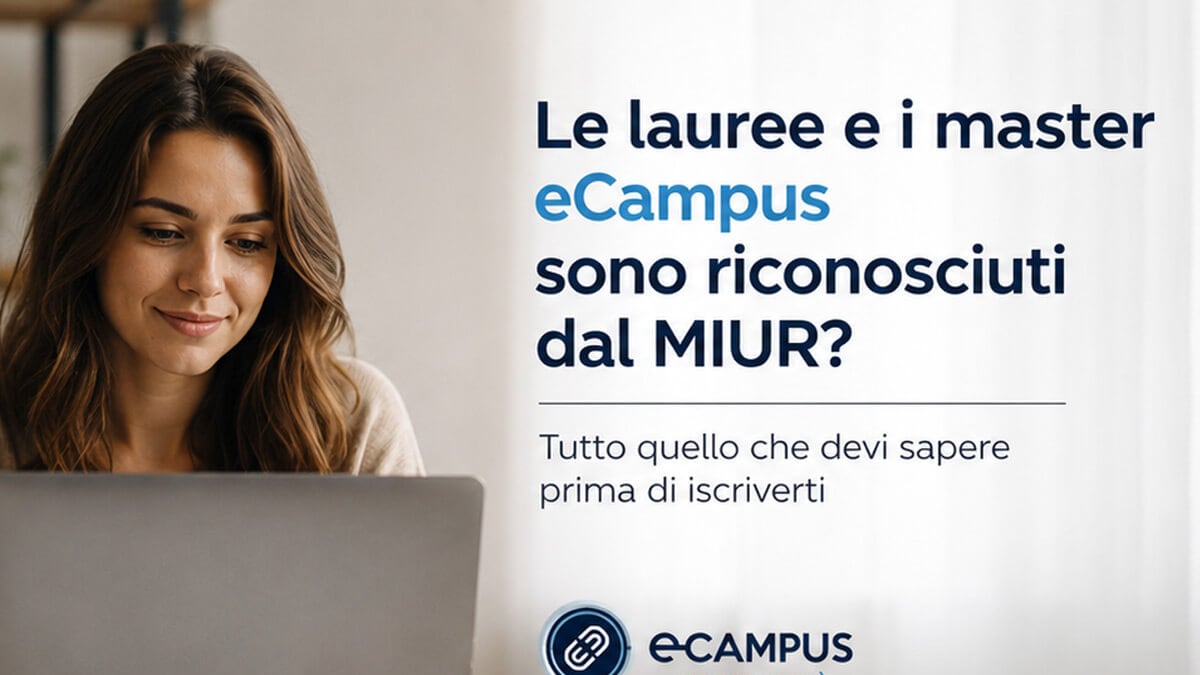 Comunicato Stampa: Le lauree e i master eCampus sono riconosciuti dal MIUR?