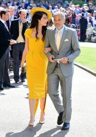 Royal Wedding: George Clooney e Amal alle nozze 9