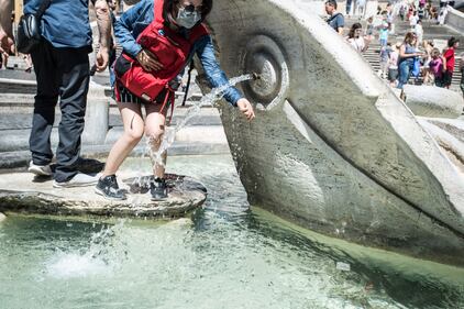 Caldo rovente a Milano e Roma: foto 6