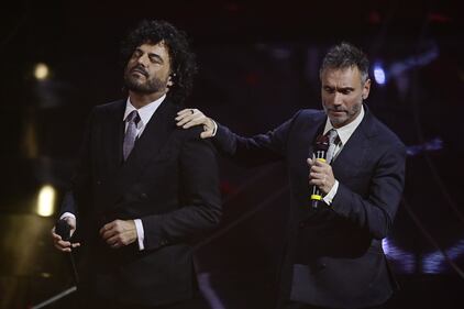 Sanremo 2024: ecco il look della finalissima del Festival di Nek e Renga 2