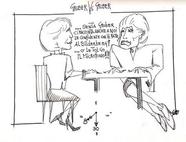 La vignetta del giorno - Gruber contro Gruber 1