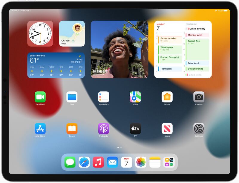 Apple iPad iPadOS 15