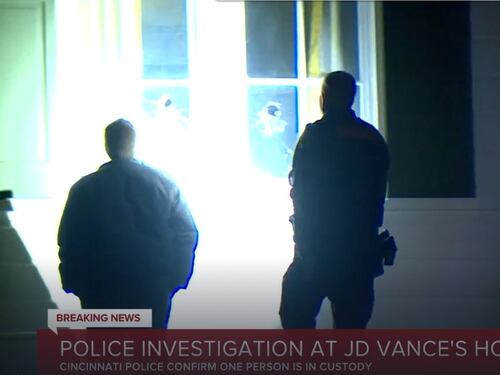 Incidente alla casa di JD Vance: "Finestre rotte, fermato un sospettato"