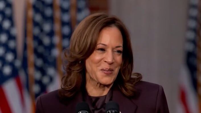 Il discorso di Kamala Harris dopo la sconfitta