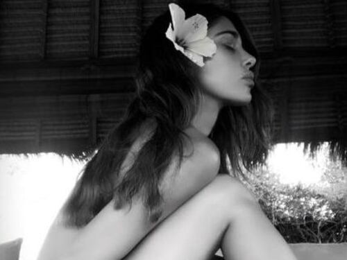 Belen Rodriguez nuda su Instagram