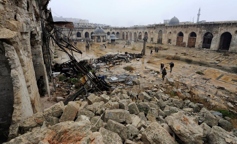 La moschea degli Omayyadi in macerie 6