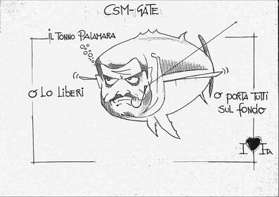 La vignetta del giorno: il Csm e il tonno Palamara 1