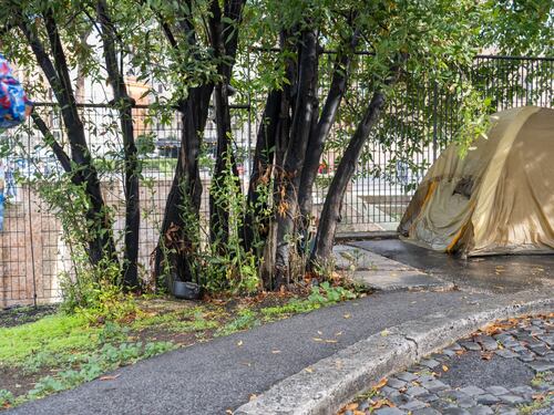 Roma, degrado vicino al Colosseo