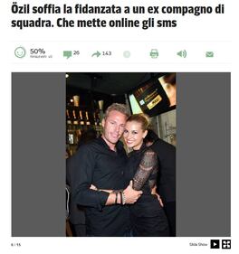 Playboy Özil colpisce ancora: "ruba" la ragazza ad un ex compagno 5