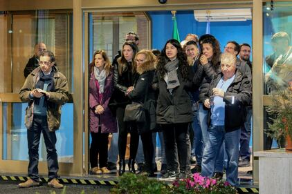 Gli ex ostaggi sono arrivati a Ciampino 5