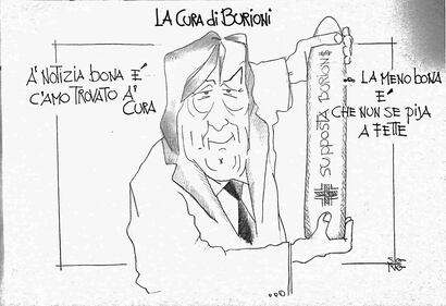 La vignetta del giorno: Burioni trova la cura 1