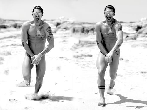 Stefano corre (nudo) dalla sua Belen