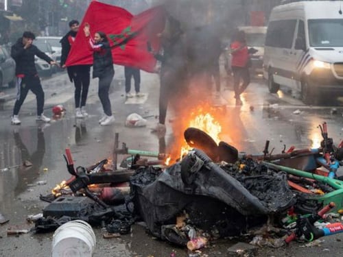 A Bruxelles scoppia la guerriglia dei tifosi marocchini: cosa è successo