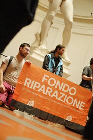 Nuovo blitz di Ultima Geneazione a Firenze, le immagini 5