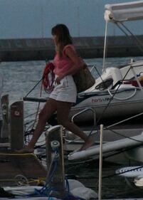 Maria Elena Boschi a Ischia senza Giulio 3