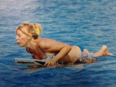 Alessandra Mussolini al mare con il marito 4