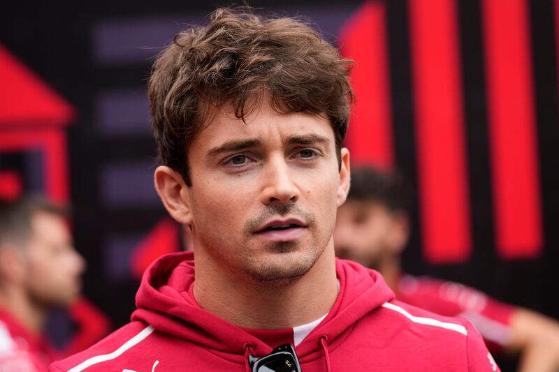 F1 Singapore Leclerc box