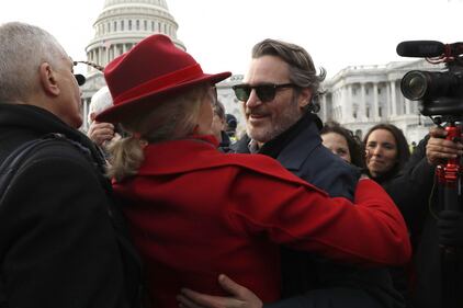 Joaquin Phoenix in piazza contro i cambiamenti climatici 5