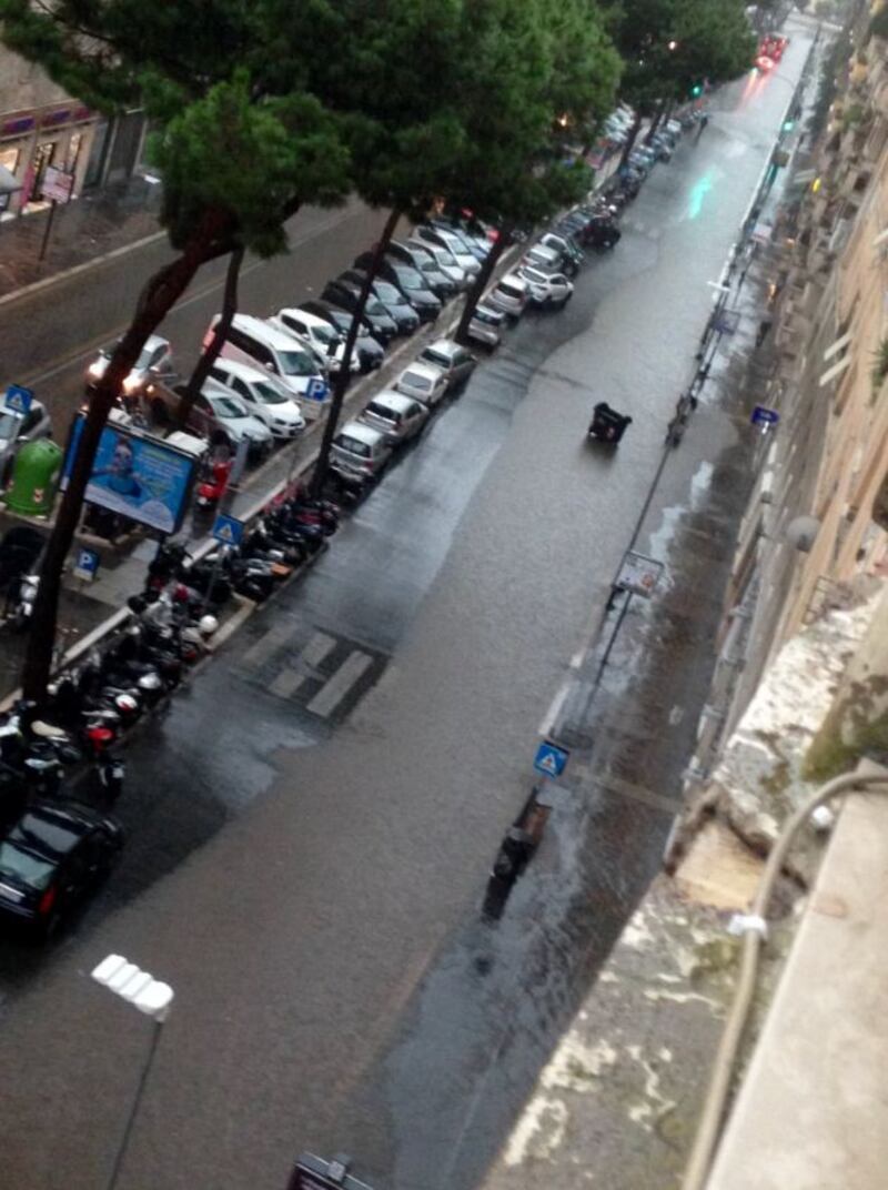 I danni del maltempo a Roma 5