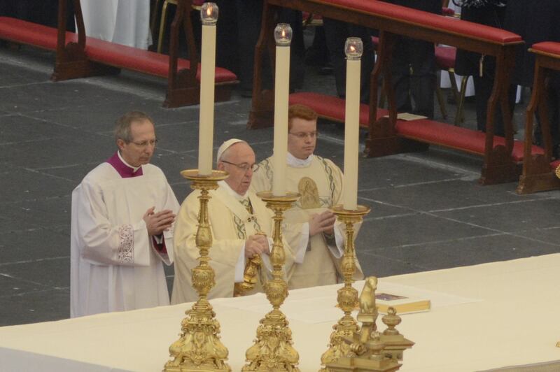 Giubileo, la cerimonia del Papa 1