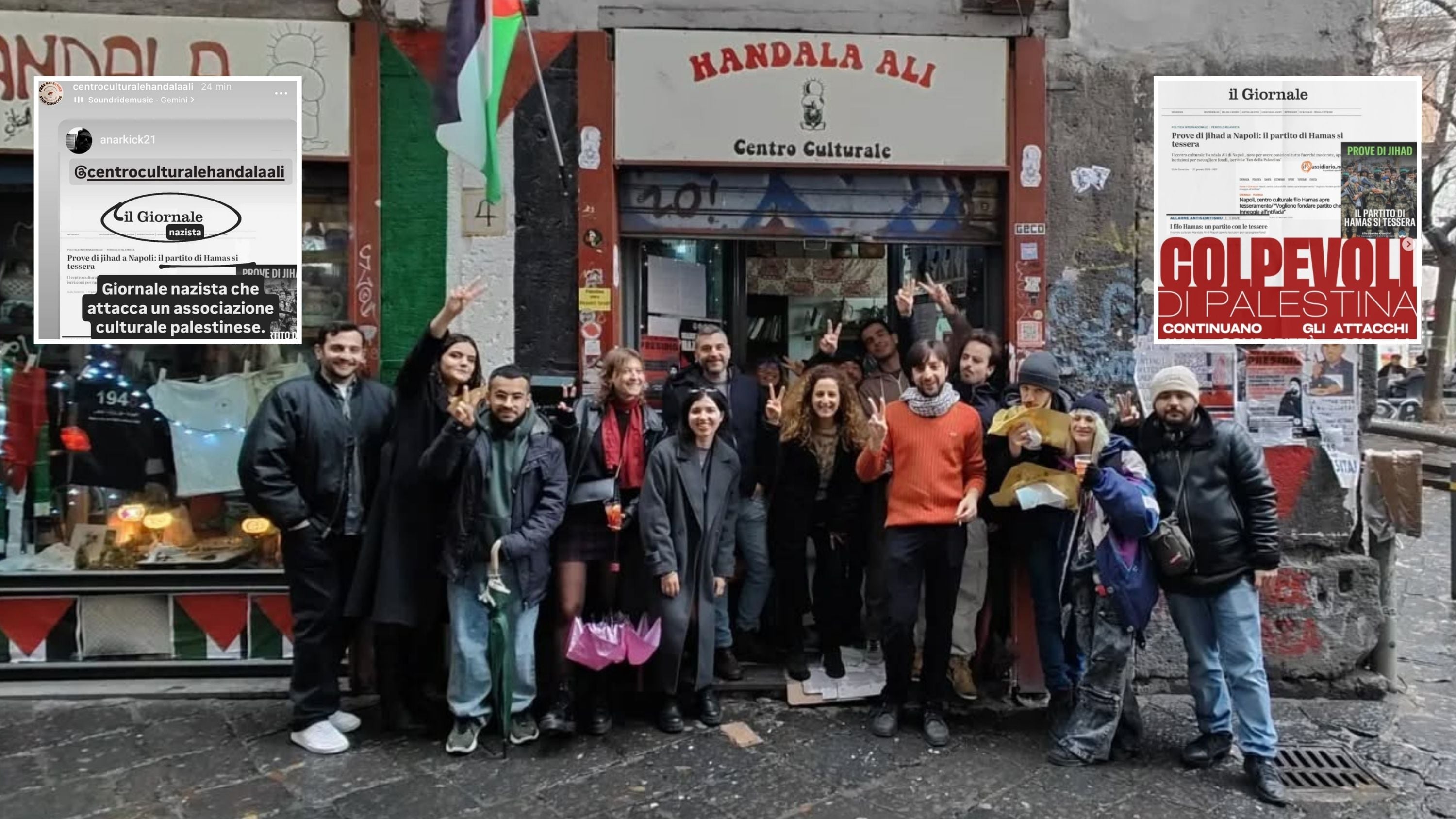 Gli amici di Hamas ci chiamano nazisti perché raccontiamo le loro relazioni coi terroristi