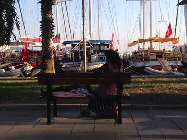 Bodrum, i bimbi dei profughi nel porto degli yatch 10