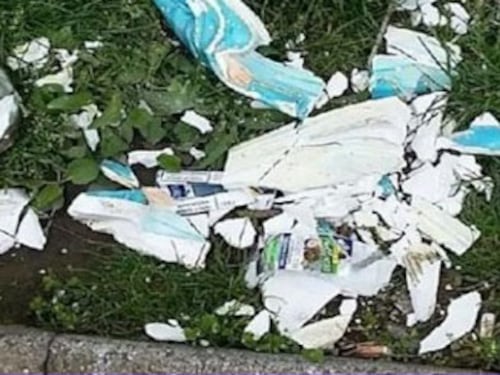 Prende a sprangate la statua della Madonna, denunciato