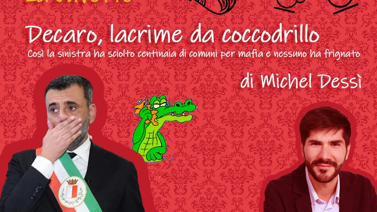Decaro, lacrime da coccodrillo