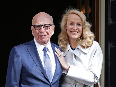 Nozze Rupert Murdoch-Jerry Hall 1