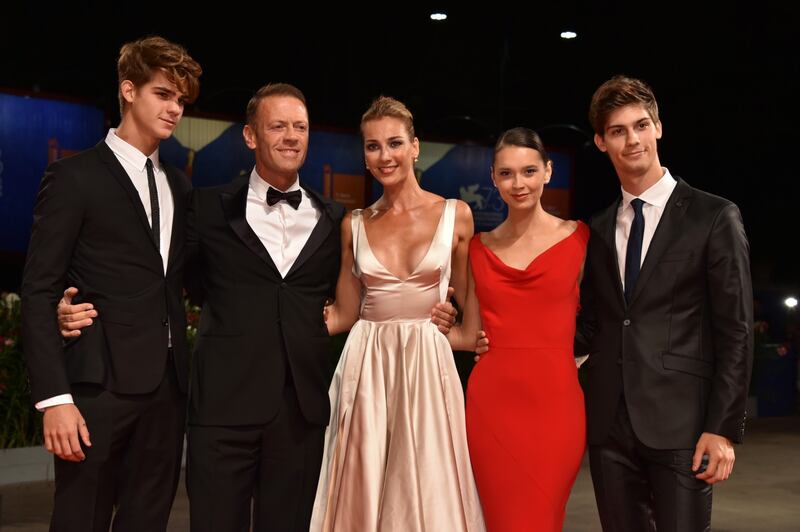 Rocco Siffredi e famiglia alla Mostra del Cinema di Venezia 21