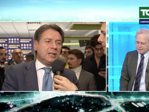 "Si è distratto", "È il mio mestiere". Scontro tv Conte-Mentana