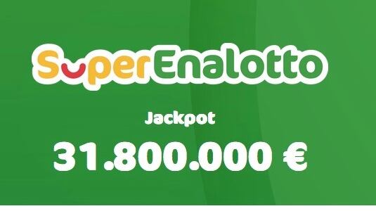 Jackpot di Superenalotto a 31,8 milioni, due vincite da oltre 94.500 euro