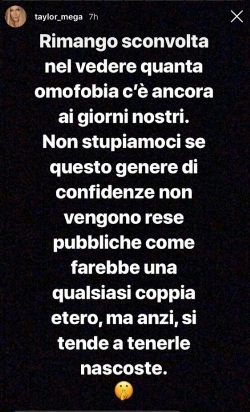 Taylor Mega contro l'omofobia