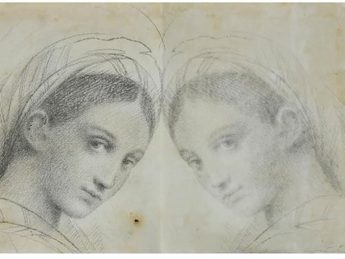 Il "raffaellesco" Omar Galliani disegna l'estasi della bellezza