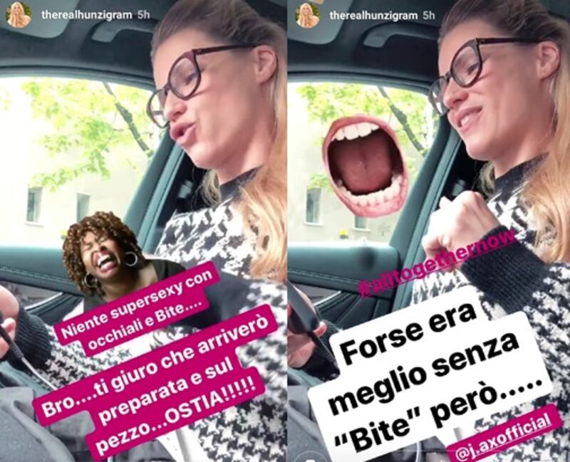 Michelle Hunziker storie IG