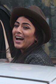 Giulia Salemi hot a passeggio per Milano 25