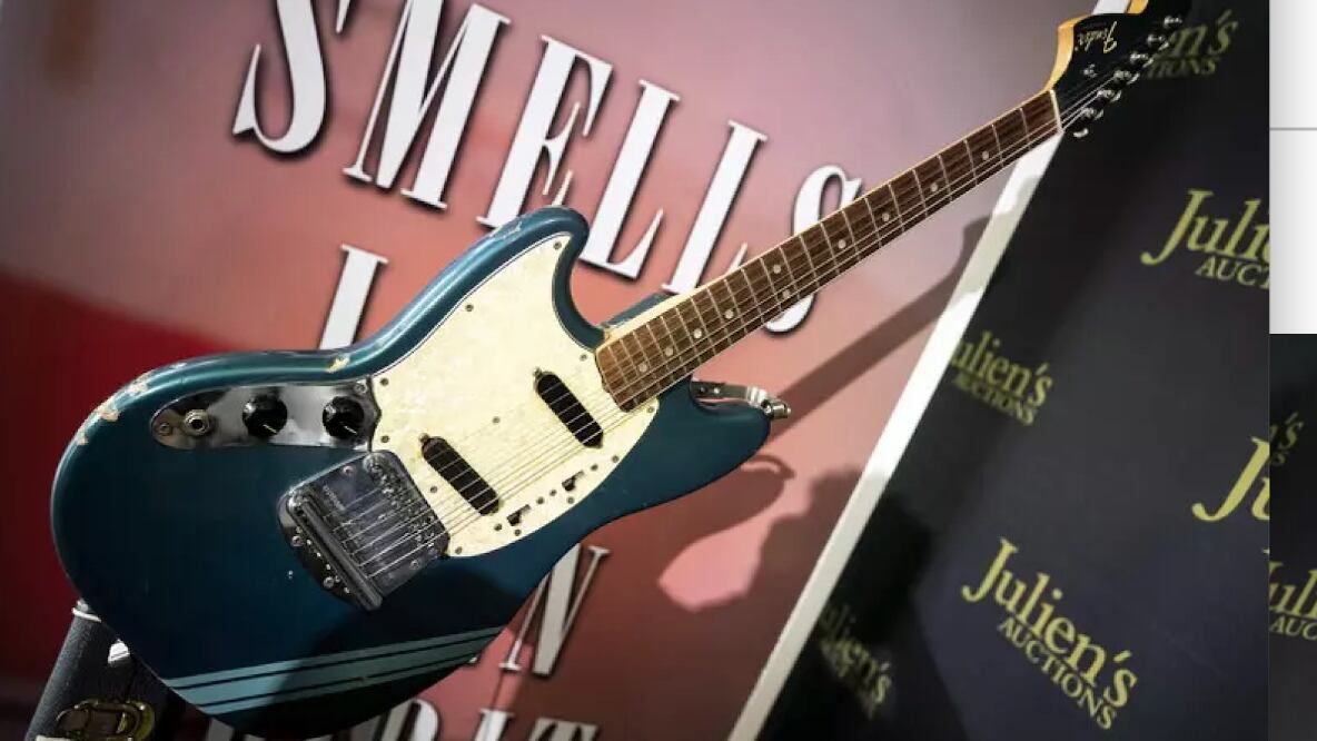 All’asta la chitarra di Kurt Cobain. La cifra? Potrebbe arrivare a 5 milioni di dollari