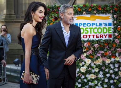George Clooney e Amal: red carpet nel cuore di Edimburgo  2