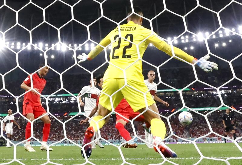 Young-gwon Kim segna il gol del pari in Corea del Sud-Portogallo
