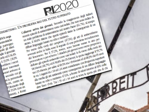 Shoah, quei dati di Eurispes tenuti nascosti. L'antisemitismo? Sta a sinistra