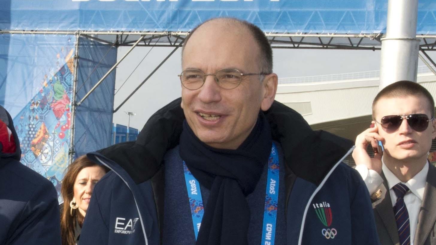Letta saluta l'Italia