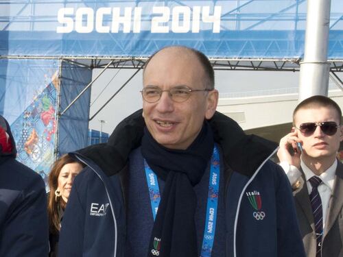 Letta saluta l'Italia