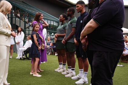 Kate Middleton al torneo maschile di Wimbledon 2024  1