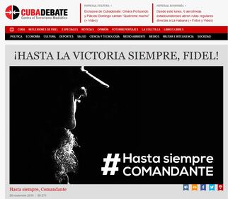 La morte di Castro sui siti di tutto il mondo 1