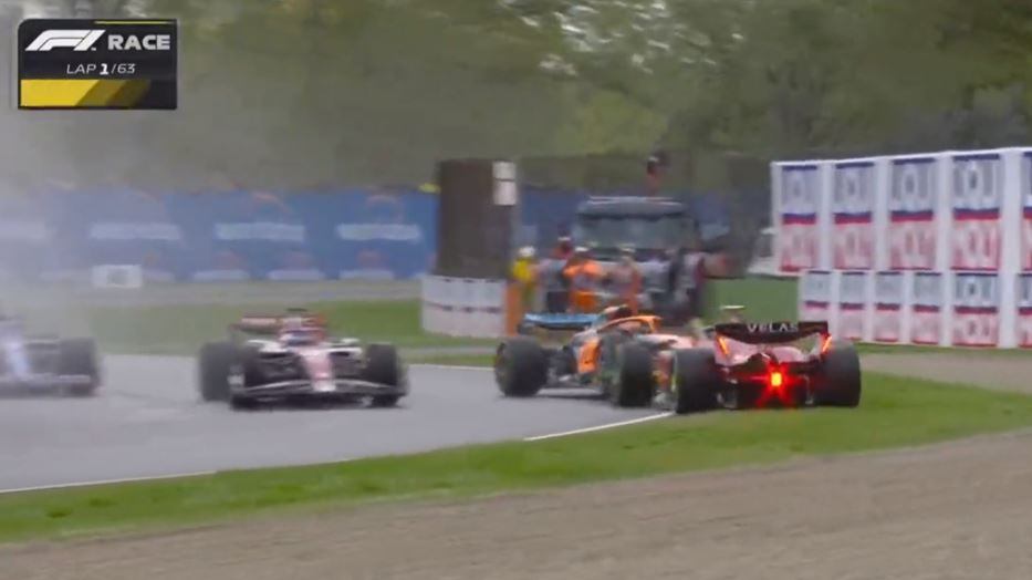 F1, è subito safety car e ritiro Ferrari: cos'è successo a Imola