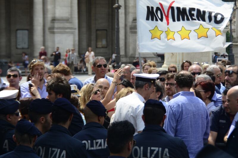 Proteste davanti al Campidoglio 3