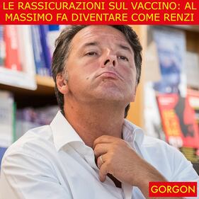 Ecco la satira del giorno. Le rassicurazioni sul vaccino 1