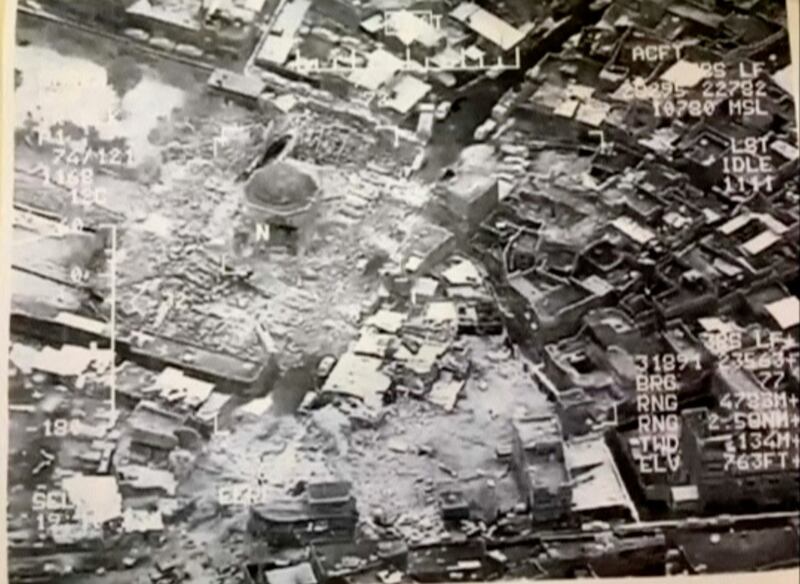 Mosul, la distruzione della grande moschea di al Nuri 3