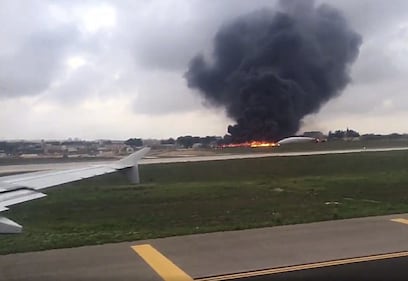 Malta, aereo di sorveglianza doganale francese si schianta nell'aeroporto La Valletta 2